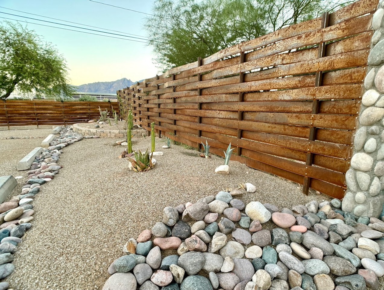 Strap Steel Fence Co project