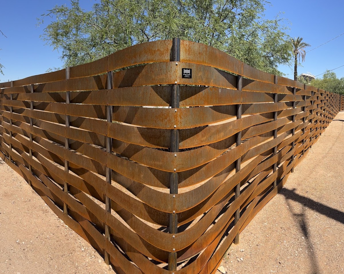 Strap Steel Fence Co project